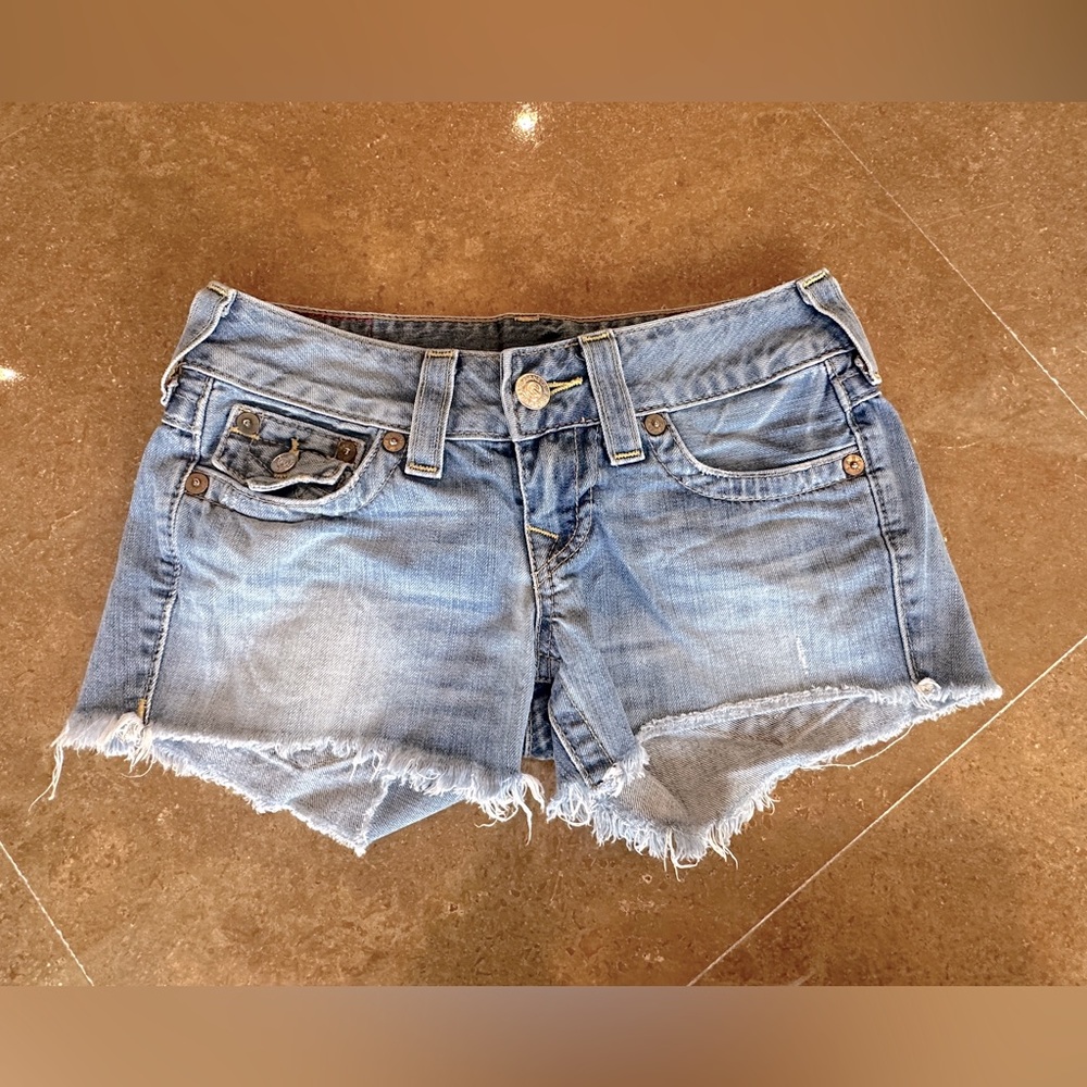 True Religion Keira Shorts Size 26